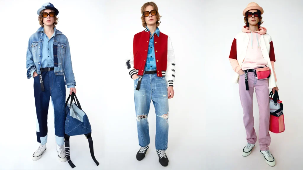 Acne Studios is known for its '90s-inspired aesthetics