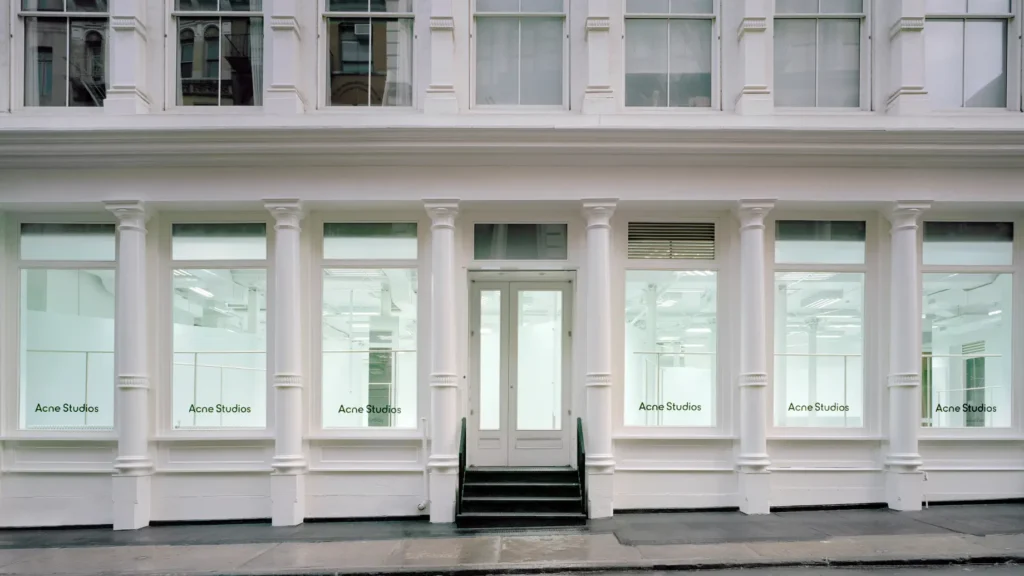 Acne Studios has three stores in New York City, including this one in SoHo.